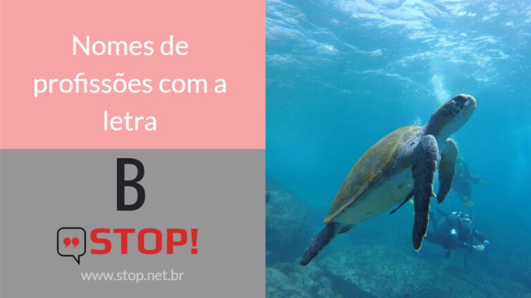 Nomes de Profissões com a Letra B: Biólogo, Barbeiro, Bombeiro - Jogo Stop!